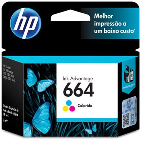 Cartucho 664 Colorido F6V28AB Hp