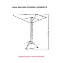 Ver imagem 3 de Varal Giratório com Suporte Fz 10 Cordas - Fp