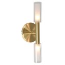 Ver imagem 3 de Luminária Arandela Caiena 12CMX10CMX28CM 2XG9 Halopin Max 25W IP20 Dourado Bella Iluminação