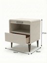 Ver imagem 2 de Mesa de Cabeceira Multifuncional Smart Soundmax: Carregador por Indução, Som Bluetooth Integrado, Le