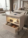 Ver imagem 4 de Mesa de Cabeceira Multifuncional Smart Soundmax: Carregador por Indução, Som Bluetooth Integrado, Le