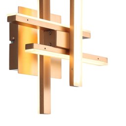 Arandela Tom (l)26cm (c)26cm (a)12cm 1xled Integrado 20w 3000k 600lm Ip20 - 3