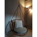Ver imagem 4 de Cadeira de Balanço Suspensa de Teto Sacadas Palha
