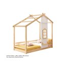 Ver imagem 2 de Cama Montessoriano Prime House com Telhado V e Janelinha Casatema MadeiraOriginals