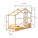 Ver imagem 3 de Cama Montessoriano Prime House com Telhado V e Janelinha Casatema MadeiraOriginals