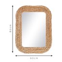 Ver imagem 4 de Espelho Decorativo Nature Taboa 60x80cm Retangular