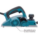 Ver imagem 4 de Plaina Elétrica 620 Watts 110 Volts 3.1/4" com Profundidade de Corte 2,5 Mm - Kp0800 - Makita