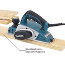 Ver imagem 5 de Plaina Elétrica 620 Watts 110 Volts 3.1/4" com Profundidade de Corte 2,5 Mm - Kp0800 - Makita