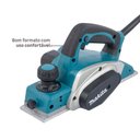 Ver imagem 2 de Plaina Elétrica 620 Watts 110 Volts 3.1/4" com Profundidade de Corte 2,5 Mm - Kp0800 - Makita