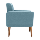 Ver imagem 3 de Poltrona Decorativa Juan Boucle Azul