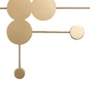 Ver imagem 7 de Luminária Arandela Elo 74CMX89CMX6CM 6XLED Integrado 24W 3000k 1200LM IP20 Dourado Bella Iluminação