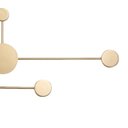 Ver imagem 6 de Luminária Arandela Elo 74CMX89CMX6CM 6XLED Integrado 24W 3000k 1200LM IP20 Dourado Bella Iluminação