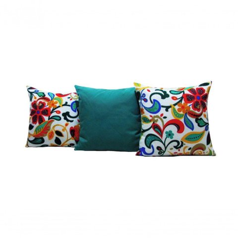 Capas Almofadas 60 X 60 Conjunto 3 Peças