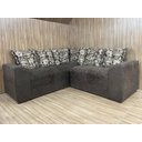 Ver imagem 2 de Sofá Canto Marrom com Floral 603/425 Belo