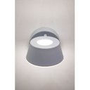 Ver imagem 1 de Arandela Funnel Off White (l)13cm (c)20cm (a)11cm 1xled Integrado 5w 3000k 400lm Ip20