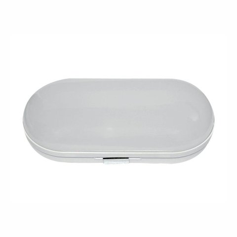 Tartaruga de Led Oval 12w / 6500k Bivolt Branca Ourolux