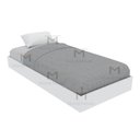 Ver imagem 3 de CAMA BAIXA SOLTEIRO M191.2021.B (CASA, PRAIA, CAMPO) MUNDI MOVEIS