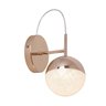 Arandela Media Luna Transparente 12x18x27,5cm Led Integrado 6w Ip20 - 2