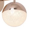 Arandela Media Luna Transparente 12x18x27,5cm Led Integrado 6w Ip20 - 6