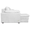 Ver imagem 4 de Sofá Decorativo Piece Bipartido Retrátil Sala de Estar 175cm Couro Branco G58 - Gran Belo