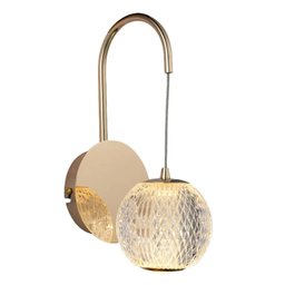 Arandela Luce Transparente (l)12cm (c)18cm (a)27cm 1xled Integrado 4,2w 3000k 252lm Ip20 - 2