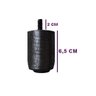 Kit 8x4 Pés P63 Preto C/ Trava para Cama Box ou Baú Queen ou King (8 Fixos de Madeira e 4 Rodinhas) - 2