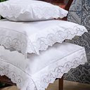 Ver imagem 3 de Jogo de Cama Casal 400 Fios Butterfly - Marken Fassi Branco