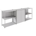 Ver imagem 3 de Armário para Escritório e 2 Estantes Industriais F5 Office Cor:cinza