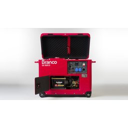 GERADOR A DIESEL BRANCO BD 7000 ES 7kVA - 4