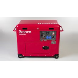 GERADOR A DIESEL BRANCO BD 7000 ES 7kVA - 3