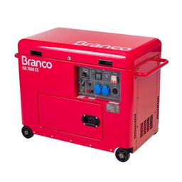 GERADOR A DIESEL BRANCO BD 7000 ES 7kVA - 1
