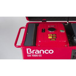 GERADOR A DIESEL BRANCO BD 7000 ES 7kVA - 2