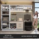 Ver imagem 7 de Armário De Cozinha Completa 270cm Madesa 04 Branco/crema