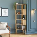 Ver imagem 1 de Estante Multiuso de Canto Berlim 6 Prateleiras Rv Móveis