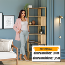 Ver imagem 5 de Estante Multiuso de Canto Berlim 6 Prateleiras Rv Móveis