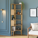 Ver imagem 1 de Estante Multiuso de Canto Berlim 6 Prateleiras Rv Móveis