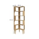 Ver imagem 3 de Estante Multiuso de Canto Berlim 6 Prateleiras Rv Móveis