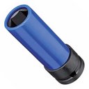 Ver imagem 1 de Soquete Sextavado de Impacto Liga Leve 17mm Encaixe de 1/2" Azul - Gedore Red 3300585