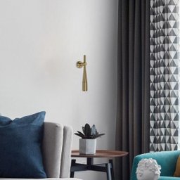 Arandela Lápis Parede Cama Muro Aluminio Não Enferruja:cobre Escovado - 9