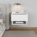 Ver imagem 5 de Mesa de Cabeceira Florença 1 Gaveta e 1 Nicho