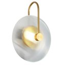Ver imagem 3 de Arandela Vinyl (L)25cm (C)30cm (A)12cm 1XLED Integrado 5W 3000k 400LM IP20 Dourado