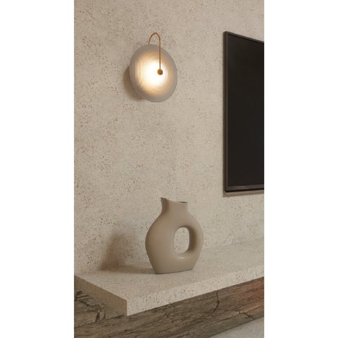 Arandela Vinyl (l)25cm (c)30cm (a)12cm 1xled Integrado 5w 3000k 400lm Ip20