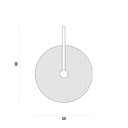 Ver imagem 5 de Arandela Vinyl (l)25cm (c)30cm (a)12cm 1xled Integrado 5w 3000k 400lm Ip20