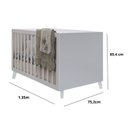Ver imagem 3 de Berço L 2 em 1 Padrão Americano Mdf