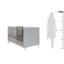 Ver imagem 4 de Berço L 2 em 1 Padrão Americano Mdf