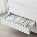 Ver imagem 7 de Cômoda L 4 Gavetas e 1 Porta 100% MDF Pés Madeira