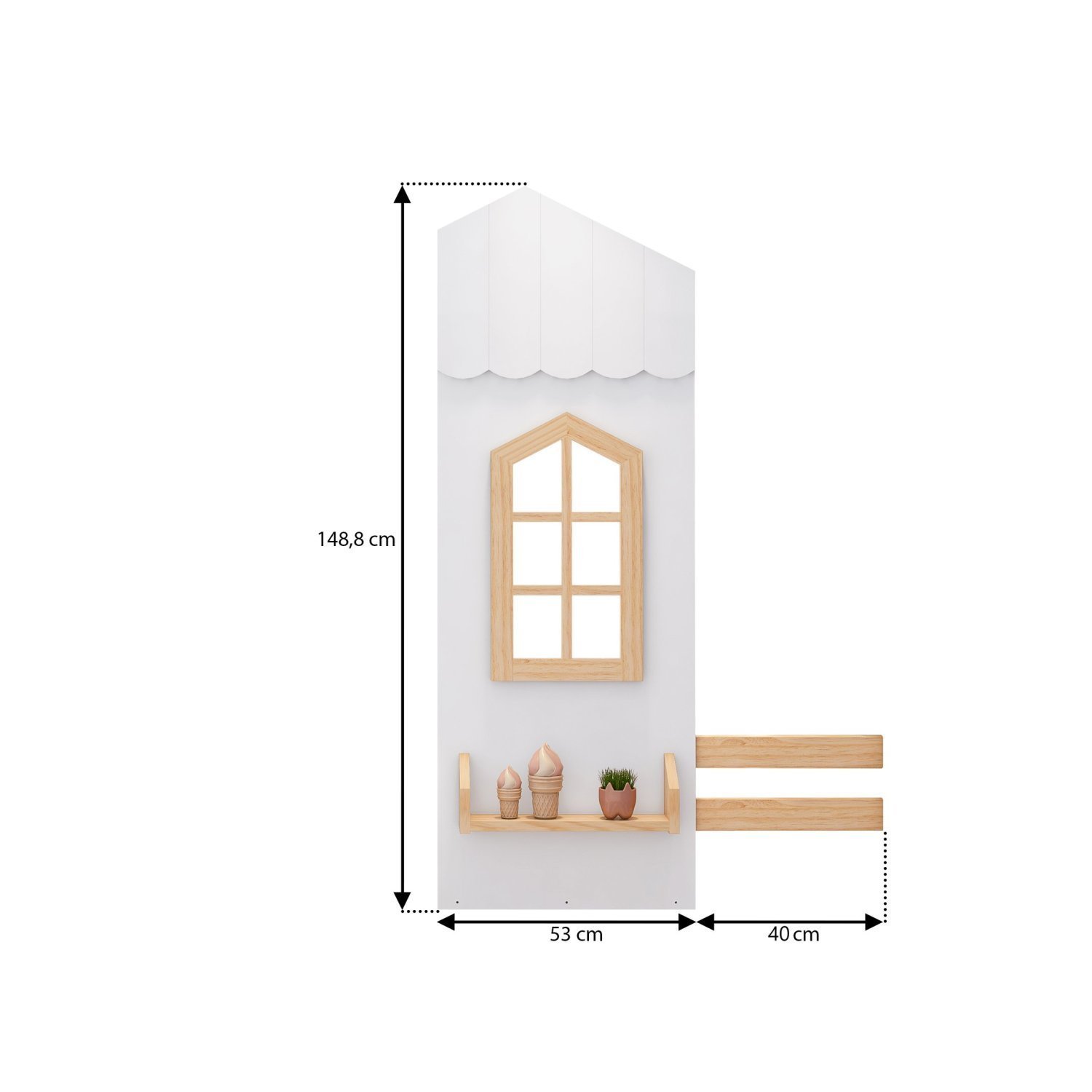 Painel Janela para Cama Infantil Prime House Casatema - 4