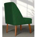 Ver imagem 4 de Kit 4 Cadeiras de Jantar Paris Suede Verde Suede Verde