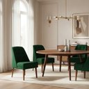 Ver imagem 1 de Kit 4 Cadeiras de Jantar Paris Suede Verde Suede Verde