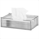 Ver imagem 1 de Porta Lenços de Papel Desmontável em Acrílico Cristal Luxo Porta Objetos